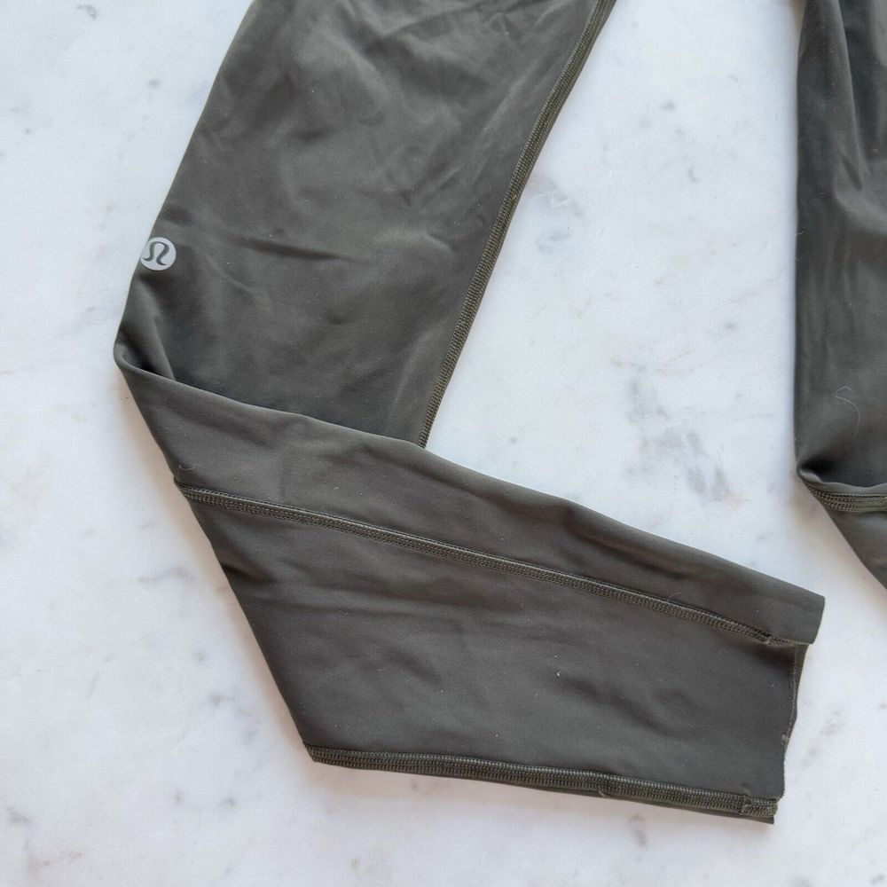 Lululemon Womens Fast Free Tight 28" Non-Reflective Dark Olive Size 4 $128 Nulux - Picture 7 of 9